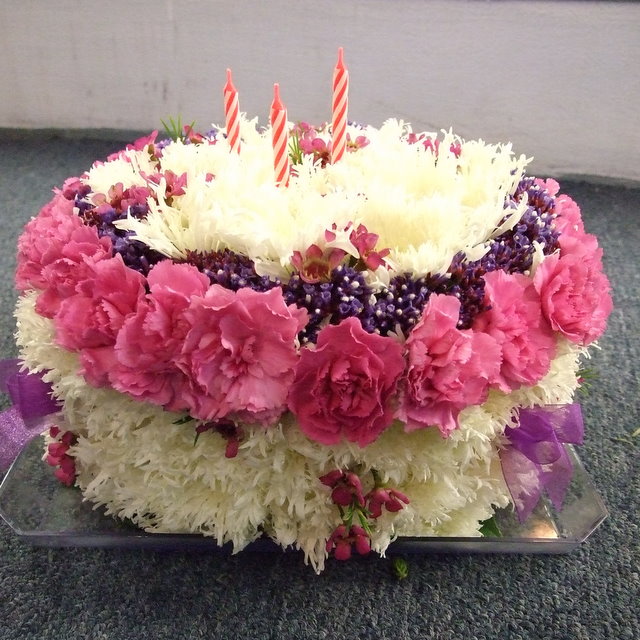 Flower Birthday Cake